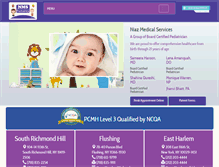 Tablet Screenshot of niazmed.com